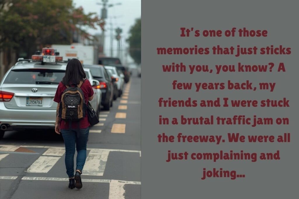 A Woman Begged Us For Help In Traffic