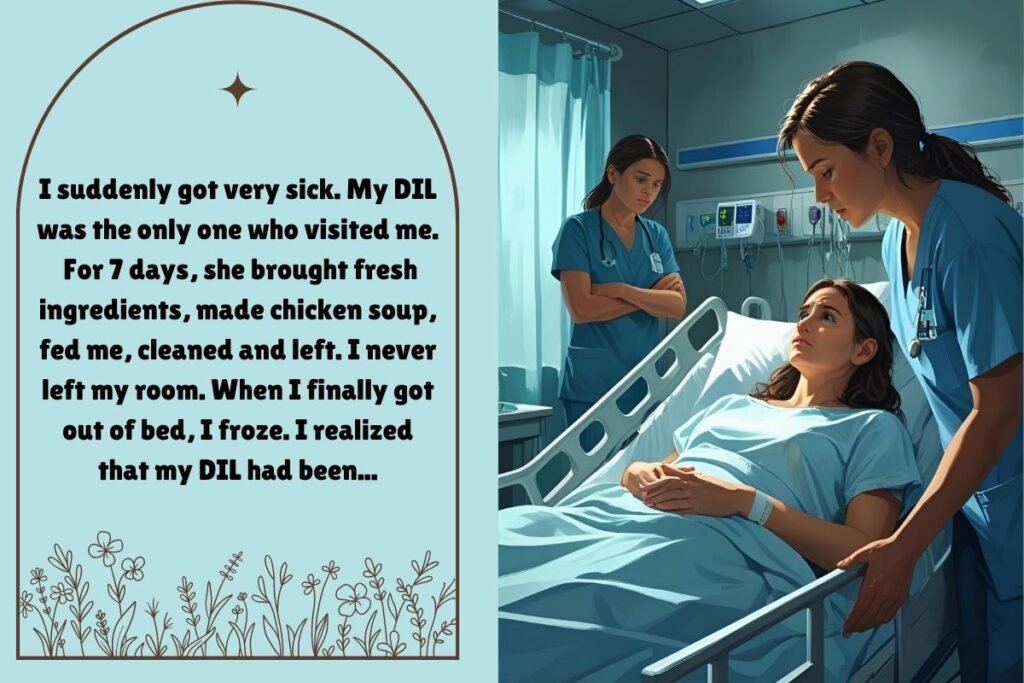 I SUDDENLY GOT VERY SICK.