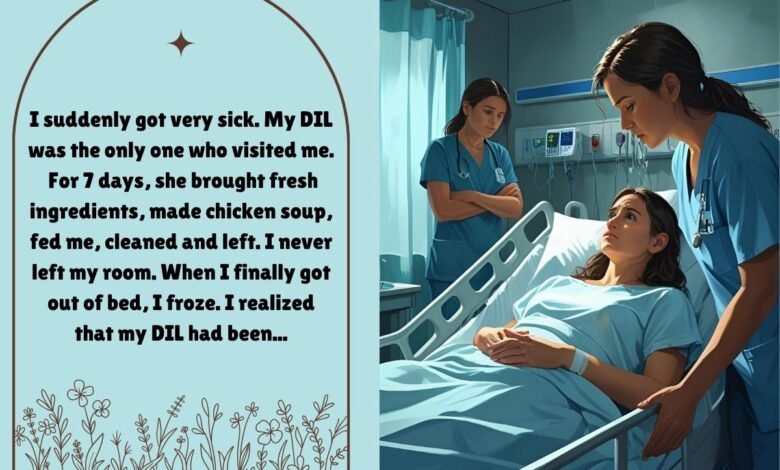 I SUDDENLY GOT VERY SICK.