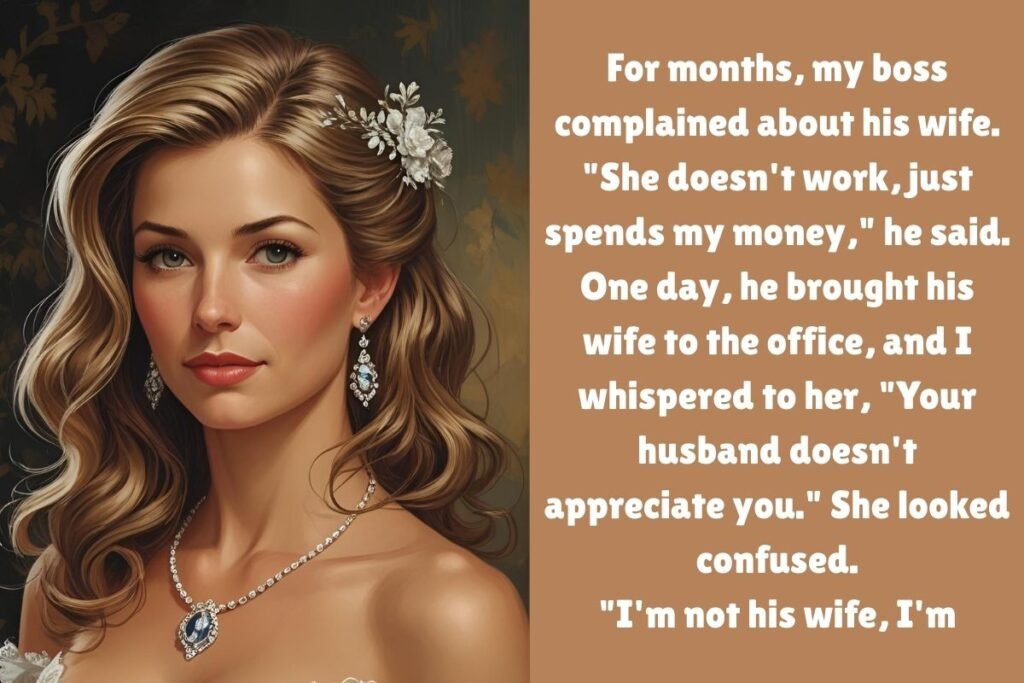 I Thought She Was His Wife