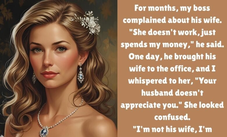 I Thought She Was His Wife