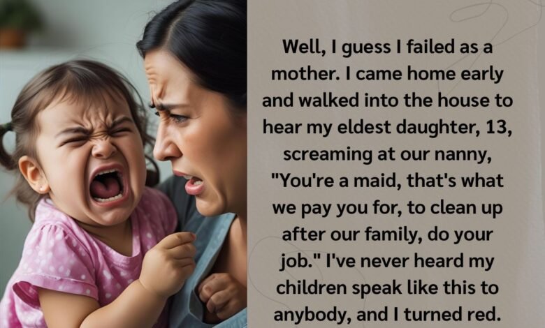 I Walked In On My Daughter Screaming At Our Nanny