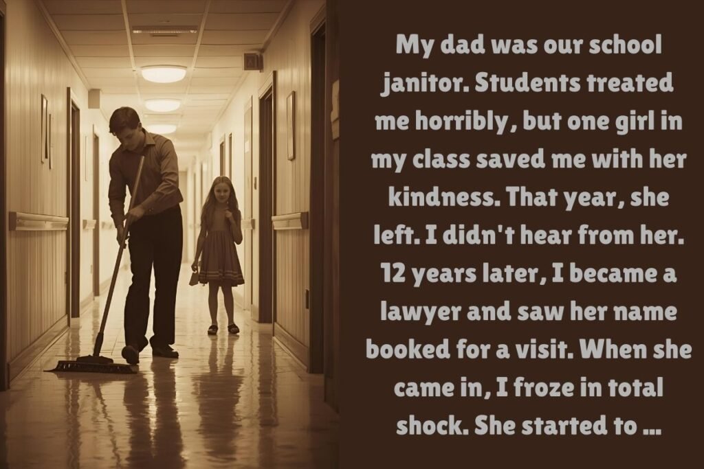 My Dad Was The Janitor, But She Saw Me