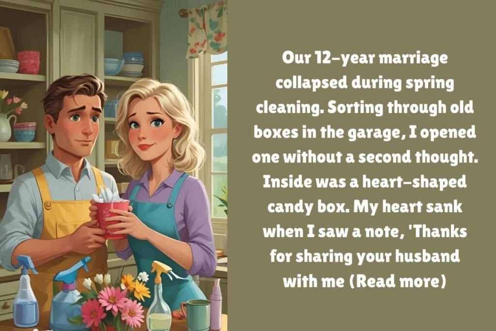 OUR 12-YEAR MARRIAGE COLLAPSED DURING SPRING CLEANING