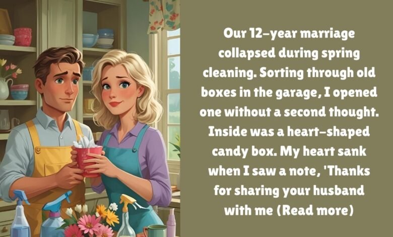 OUR 12-YEAR MARRIAGE COLLAPSED DURING SPRING CLEANING
