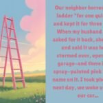 The Ladder She Painted Pink