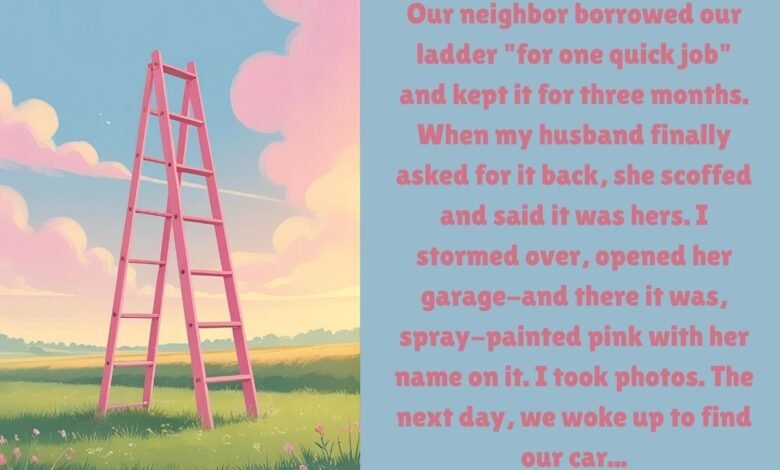 The Ladder She Painted Pink