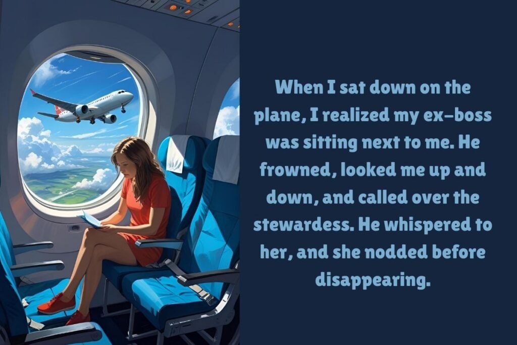 WHEN I SAT DOWN ON THE PLANE