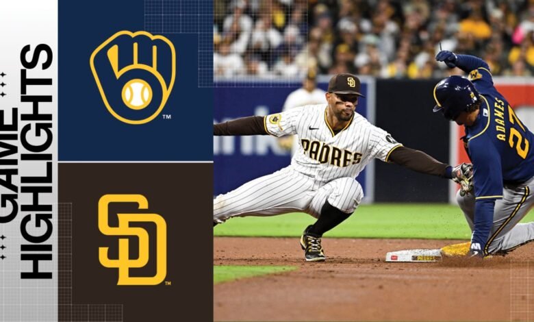 Brewers vs Padres