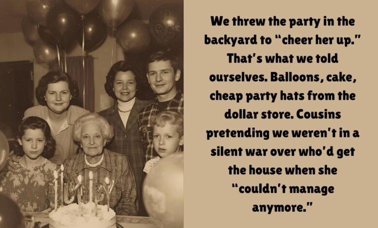 Grandma Refused To Smile At Her Birthday Party