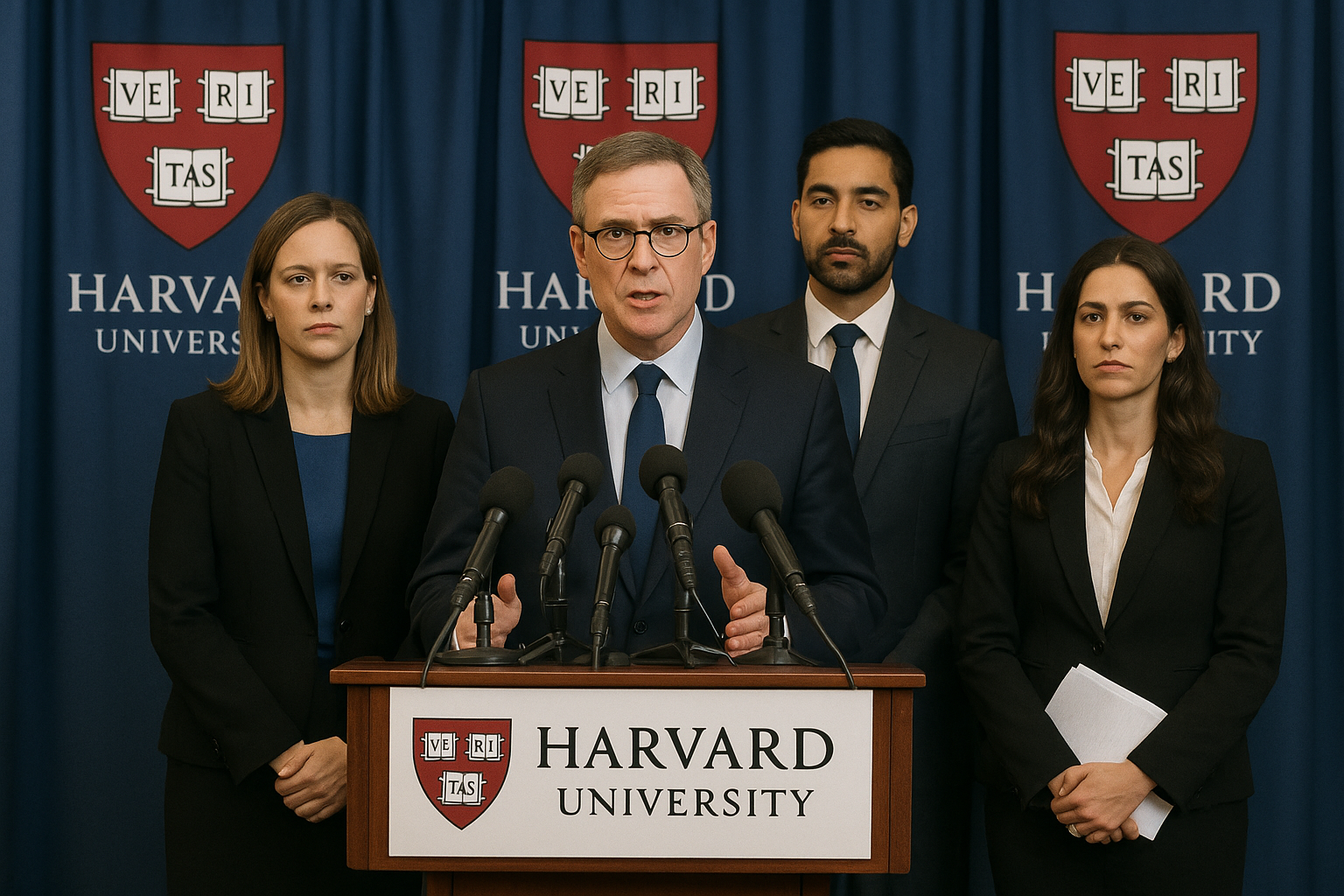 Harvard University Legal Team Press Conference