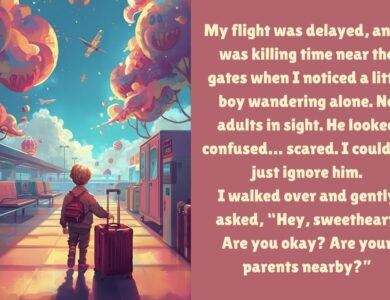 I Saw A Lost Child In The Airport