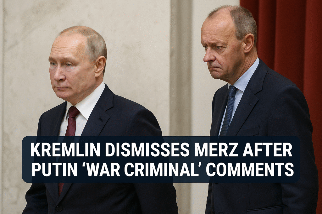 Kremlin Dismisses Merz After Putin