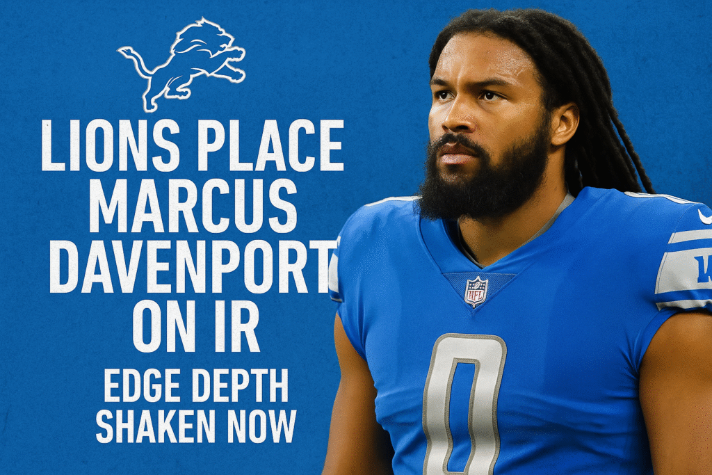 Lions place Marcus Davenport
