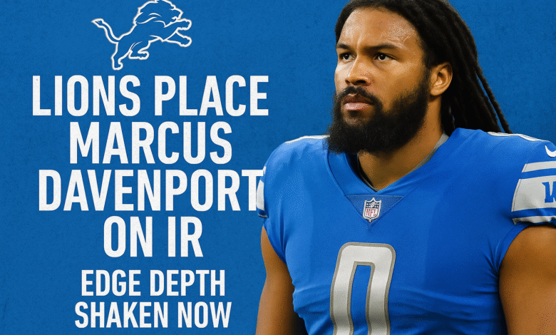 Lions place Marcus Davenport