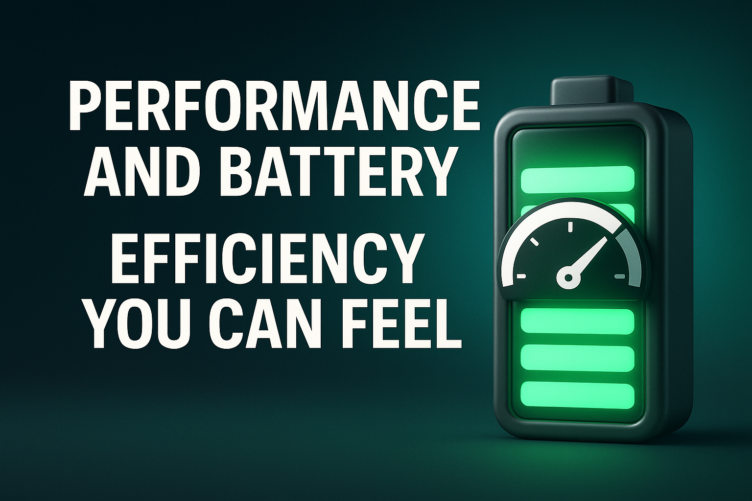 Performance and Battery Efficiency You Can Feel