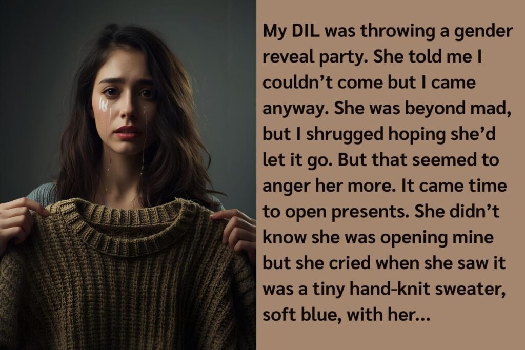 She Cried When She Saw The Sweater