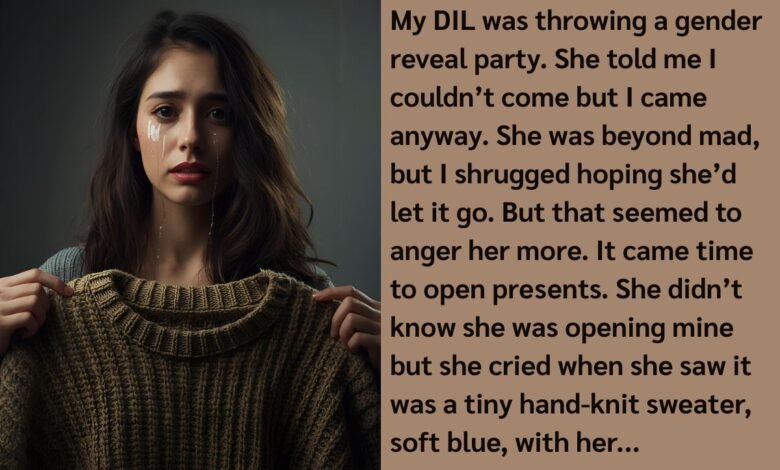 She Cried When She Saw The Sweater