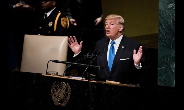 Trump Explosive UN Speech