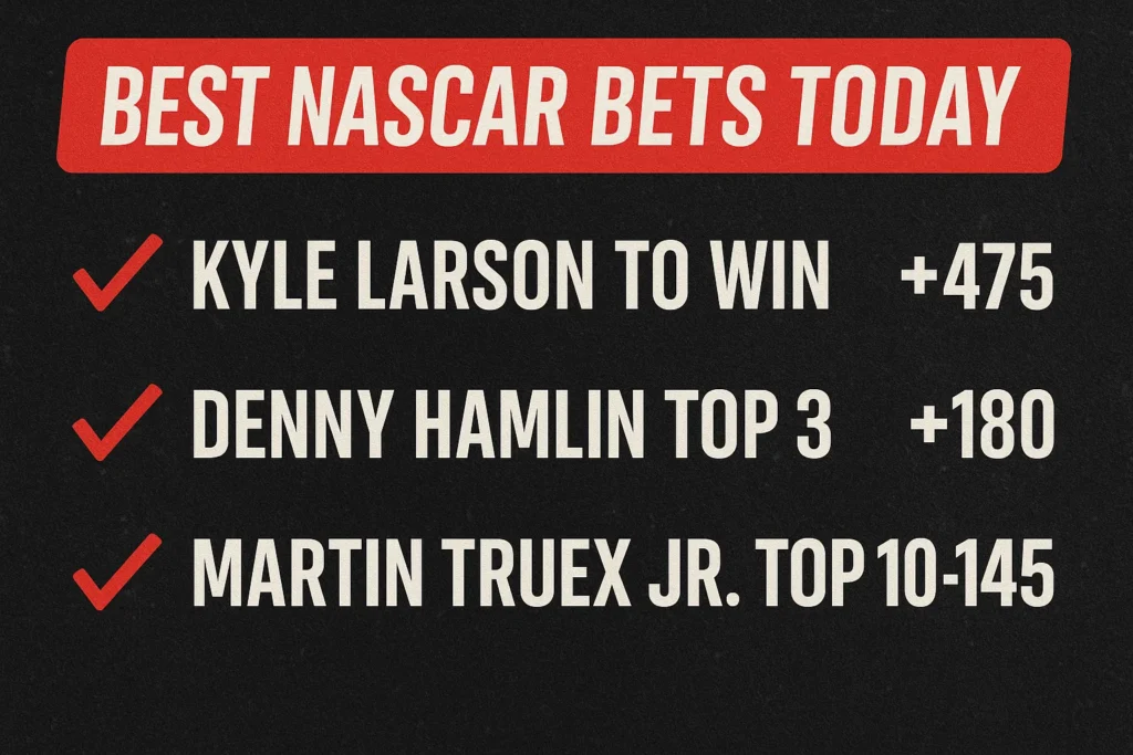 best NASCAR bets today