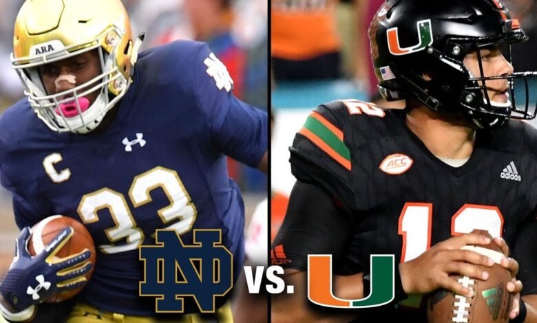 notre dame vs miami fl