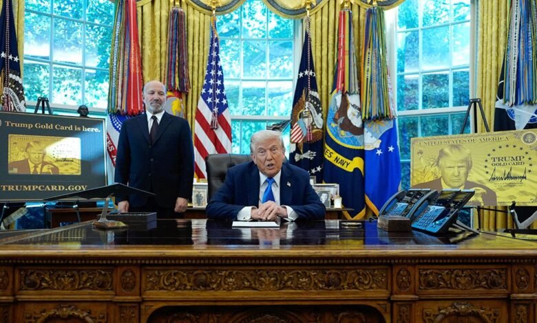 trump gold card