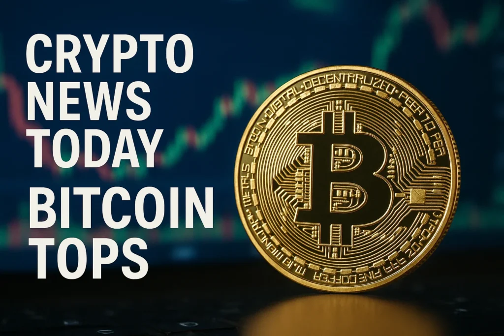 Crypto News Today Bitcoin Tops