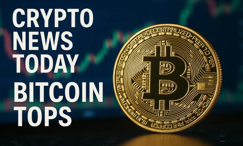 Crypto News Today Bitcoin Tops