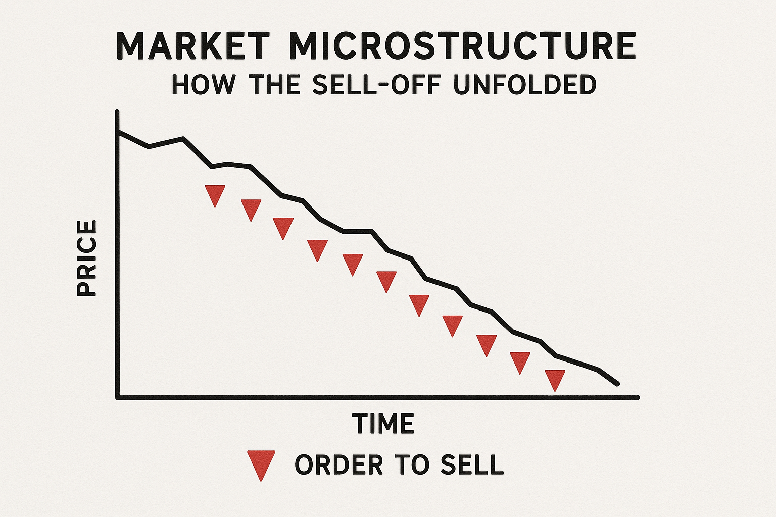 Market microstructure: how the sell-off unfolded