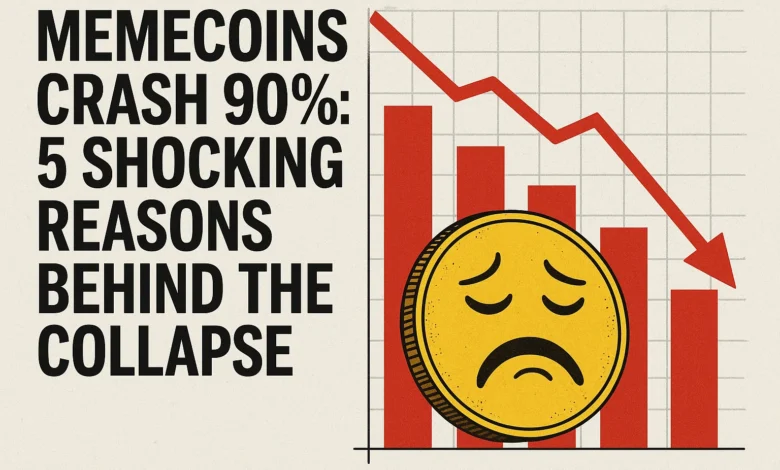 Memecoins crash 90%