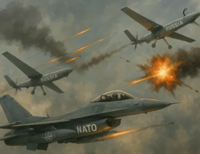 NATO Shoots Down Russian Drones