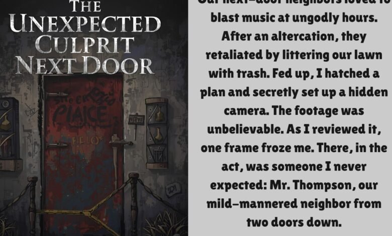 The Unexpected Culprit Next Door