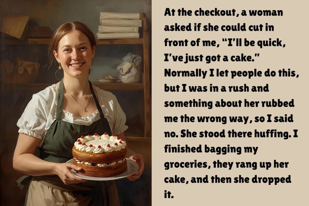 The Woman With The Cake
