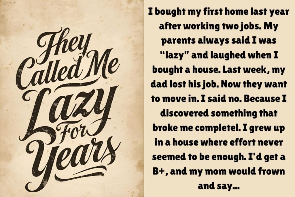 They Called Me Lazy For Years