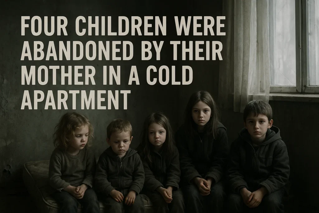 Four children were abandoned by their mother