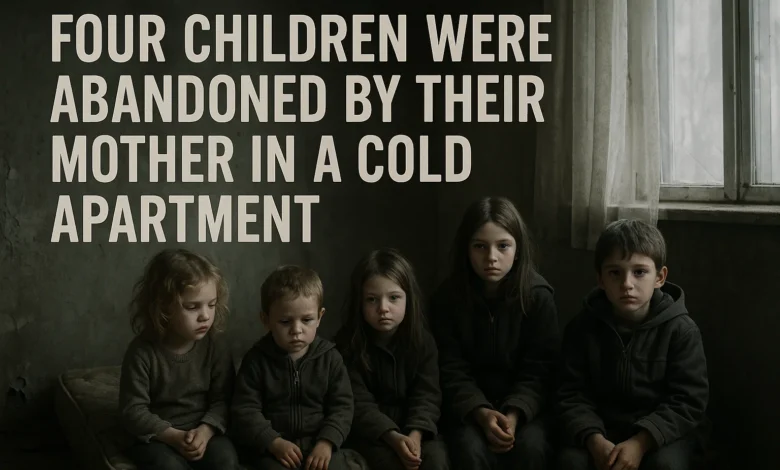 Four children were abandoned by their mother