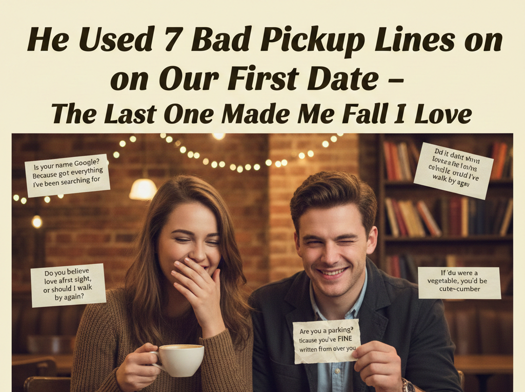He Used 7 Bad Pickup Lines on Our First Date