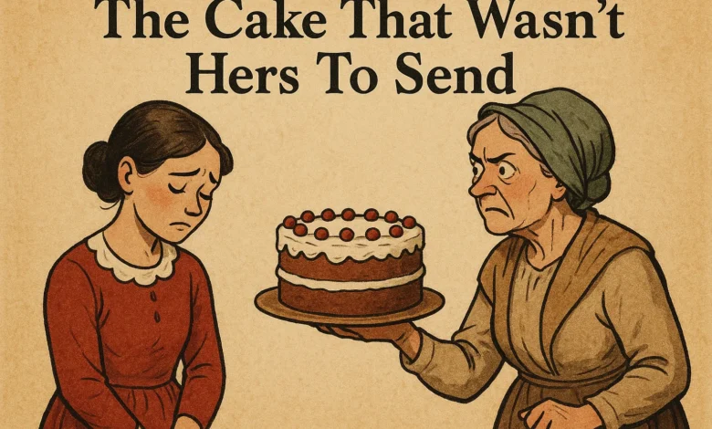The Cake That Wasn’t Hers To Send
