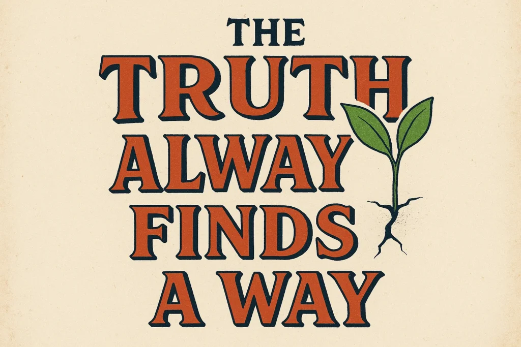 The Truth Always Finds A Way