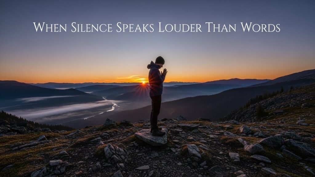 When Silence Speaks Louder Than Words