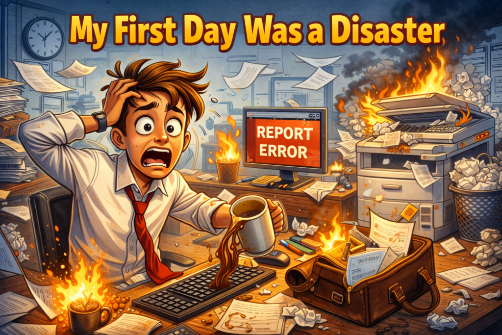 My First Day Was a Disaster