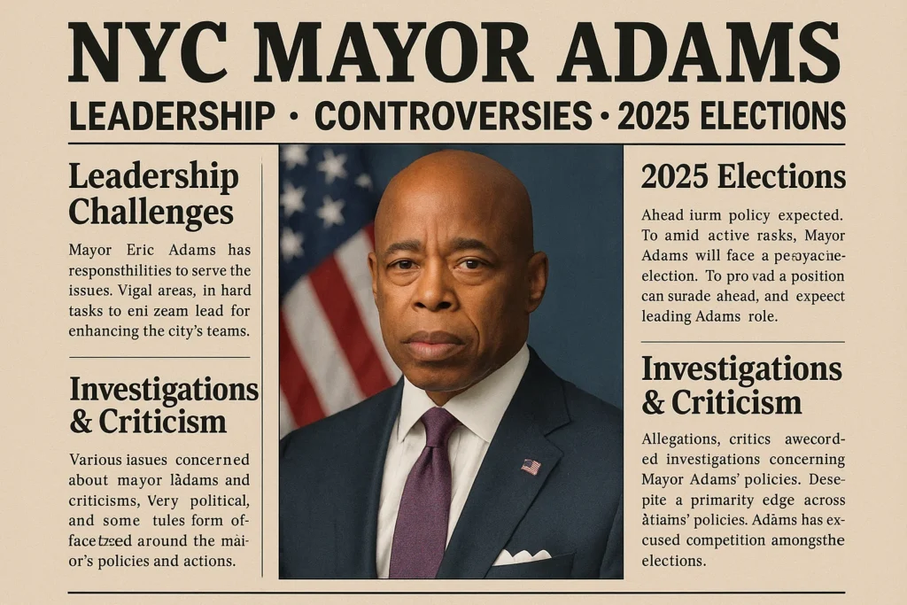 NYC Mayor Adams