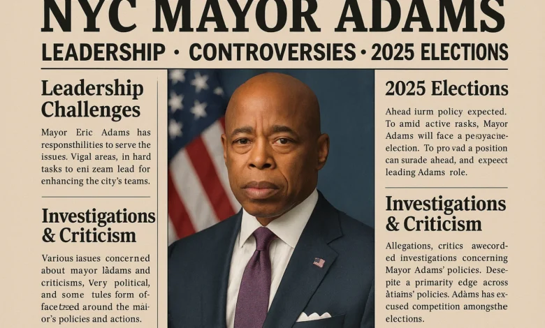 NYC Mayor Adams