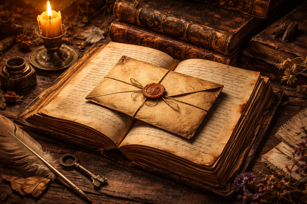 The Letter Inside the Old Book