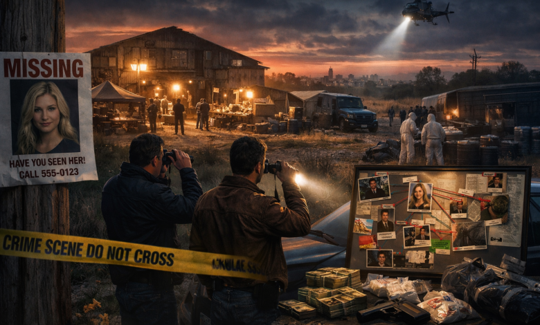 missing person case criminal network story