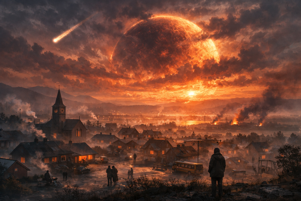 A town wakes up knowing today is the last day