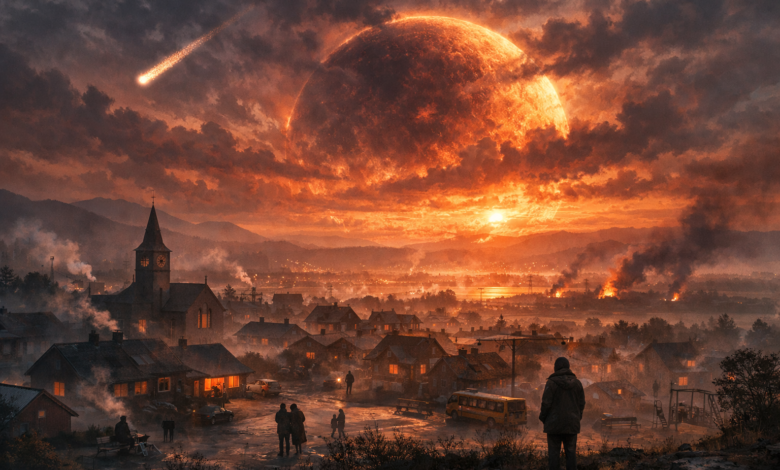 A town wakes up knowing today is the last day