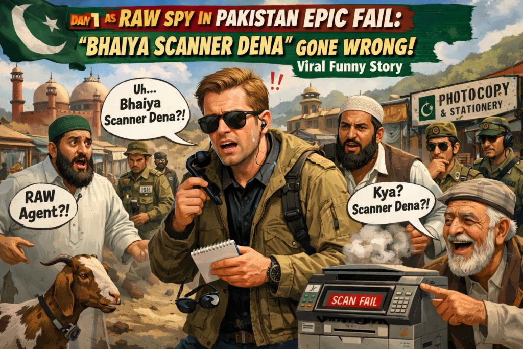 Day 1 as RAW Spy in Pakistan Epic Fail