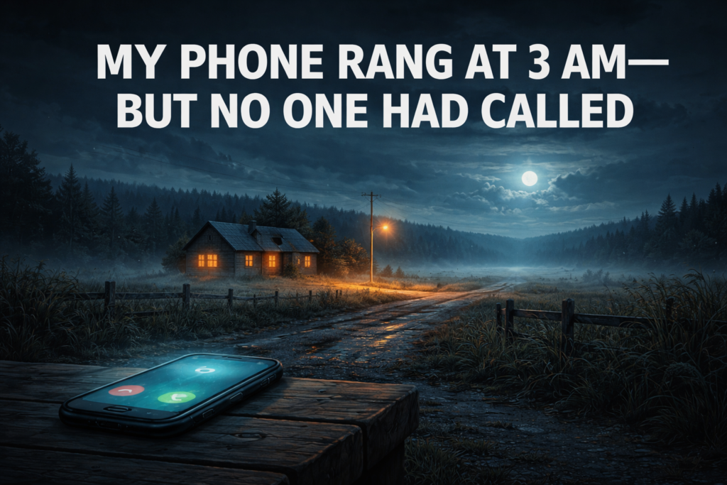 My phone rang at 3 AM