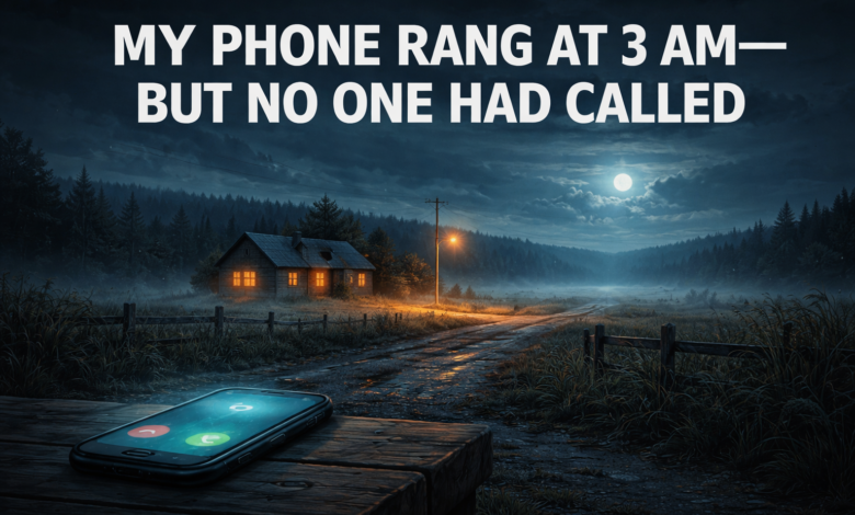 My phone rang at 3 AM